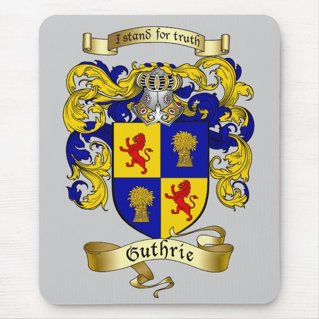 Guthrie Wappen Mousepad (Vorne)