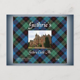 Guthrie's Guthrie Castle Ale Postkarte