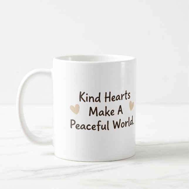 Gütige Herzen Kaffeetasse (Links)