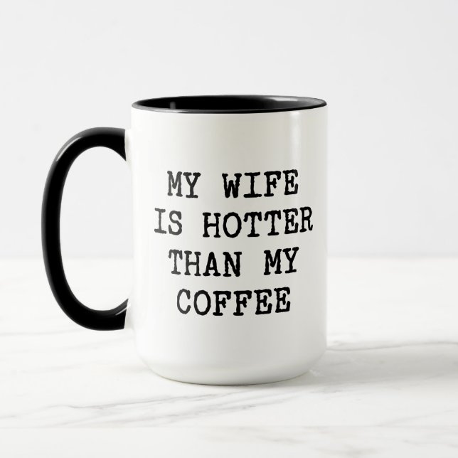 Gutmütige Kaffeekaffee-Tasse für Ehemann aus der E Tasse (Links)