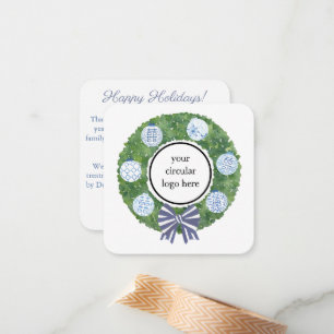 Gutschein-Code für Weihnachten Mitteilungskarte