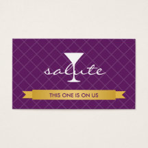 Gutschein für das Party von alkoholischen Getränke