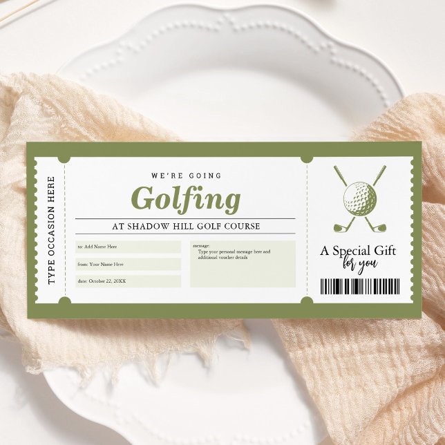 Gutschein für Golftrips Einladung (Von Creator hochgeladen)