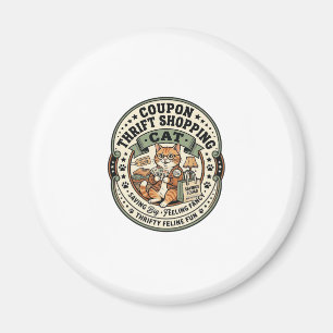 Gutschein-Spar-Shopping-Katze Gutschein-Spar-Shopp Magnet