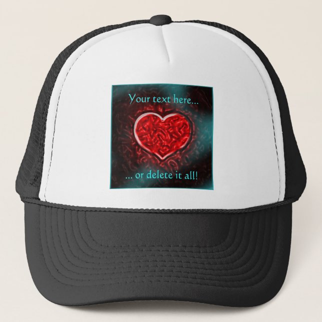 Gutsy Valentine Hat Truckerkappe (Vorderseite)