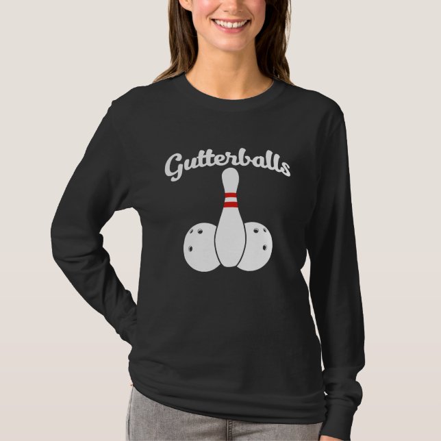 Gutter Balls  bowling team Gutter Balls T-Shirt (Vorderseite)