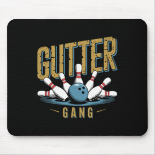 Gutter Gang Bowling Lustiger Bowler 1  Mousepad
