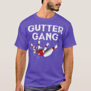 Gutter Gang Funny Bowlings Gutter Bowling League T-Shirt