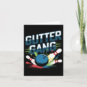 Gutter Gang Shirt Funny Bowling Shirts Gutter Bowl Karte