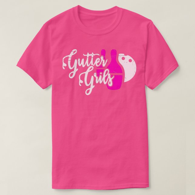 Gutter Girls Bowling T-Shirt (Design vorne)