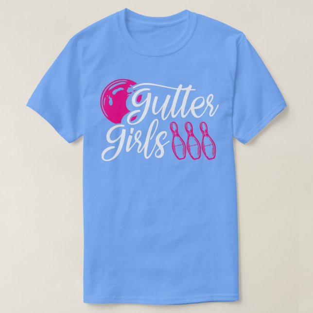 Gutter Girls Bowling T T-Shirt (Design vorne)