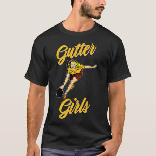Gutter Girls Lustiges Retro-Bowling-Team-Geschenk T-Shirt