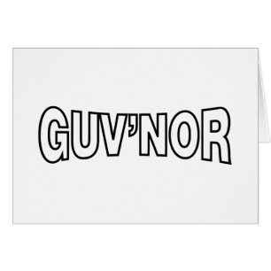 GUV'NOR GREETCARD