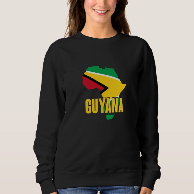 Guyana African Pride and Heritage  2 Sweatshirt (Vorderseite)