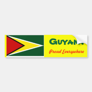 Guyana-Autoaufkleber Autoaufkleber