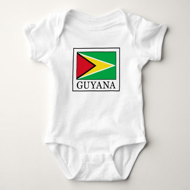 Guyana Baby Strampler (Vorderseite)