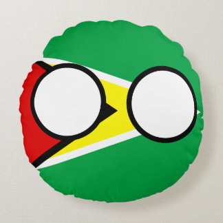 Guyana Countryball Pillow Rundes Kissen