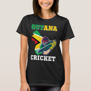 Guyana Cricketspieler Flagge Jersey Guyana Sport T-Shirt