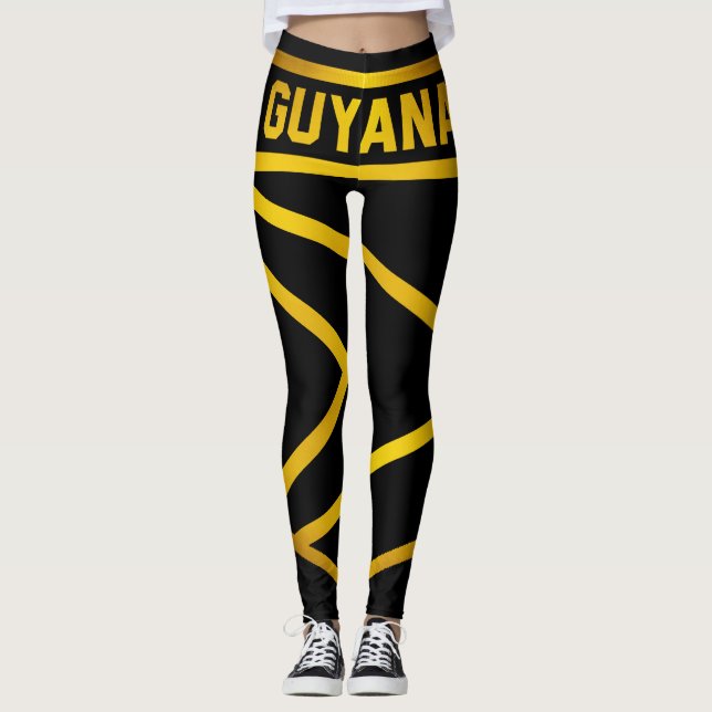 Guyana-Emblem Leggings (Vorderseite)