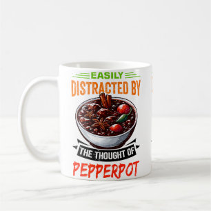 Guyana Essen mit Guyanese Pepperpot Kaffeetasse