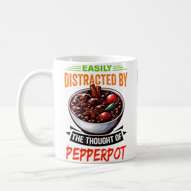 Guyana Essen mit Guyanese Pepperpot Kaffeetasse (Links)