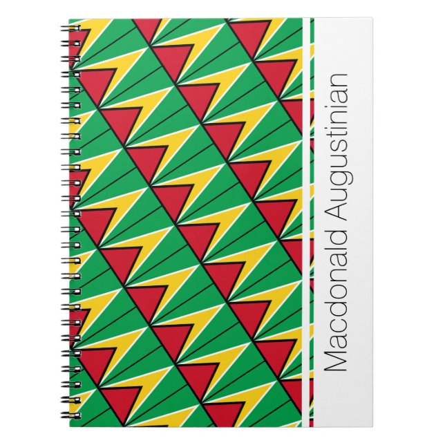 GUYANA Flag Anpassbare Notebook-Journal Notizblock (Vorderseite)