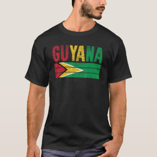 Guyana Flag Guyana Mens Frauen Kinder T-Shirt