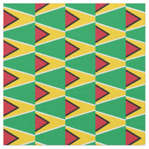 Guyana Flag & Guyana Trendy Fabric /mode Stoff