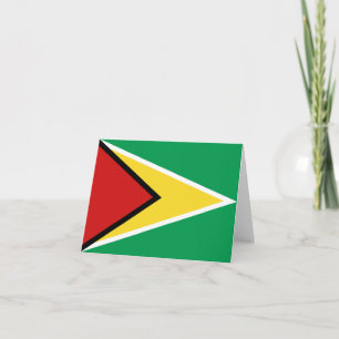 Guyana Flag Notecard Karte