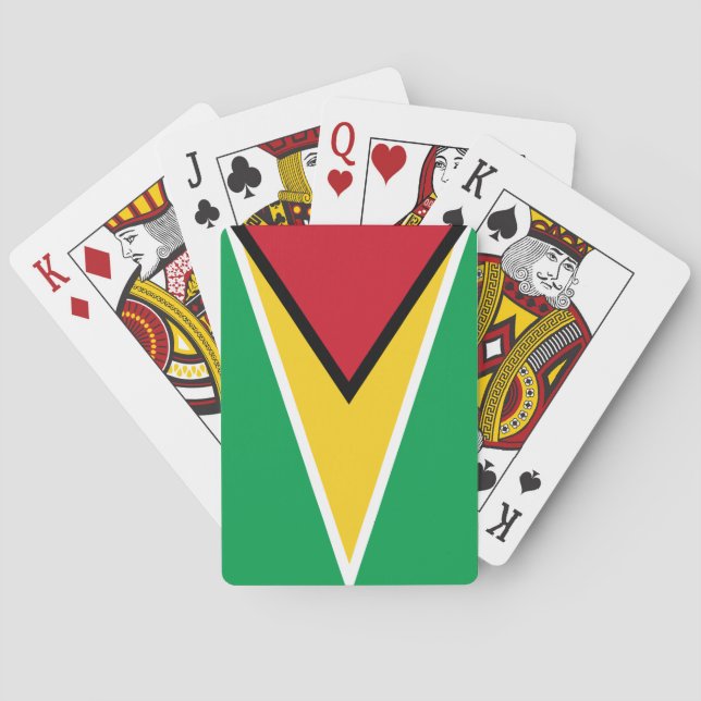 Guyana flag  spielkarten (Rückseite)