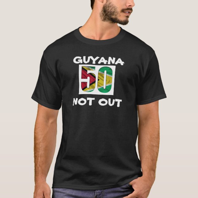 Guyana Flag Unabhängigkeit Souvenir T Shirt (Vorderseite)