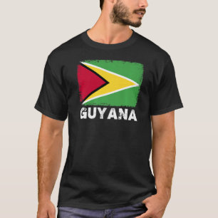 Guyana Flag Unterstützung Guyaner Menschen Frauen T-Shirt