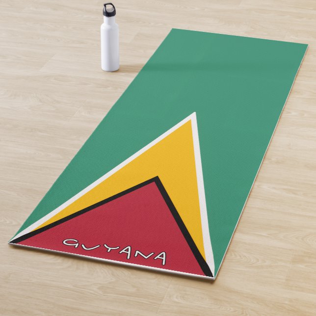 Guyana Flag Yogamatte (Beispiel)