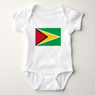 Guyana-Flagge Baby Strampler