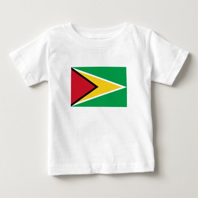 Guyana-Flagge Baby T-shirt (Vorderseite)