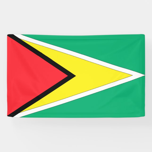 Guyana-Flagge Banner (Horizontal)