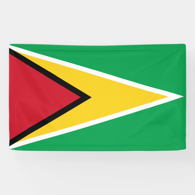 Guyana-Flagge Banner (Horizontal)