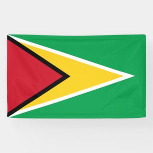 Guyana-Flagge Banner