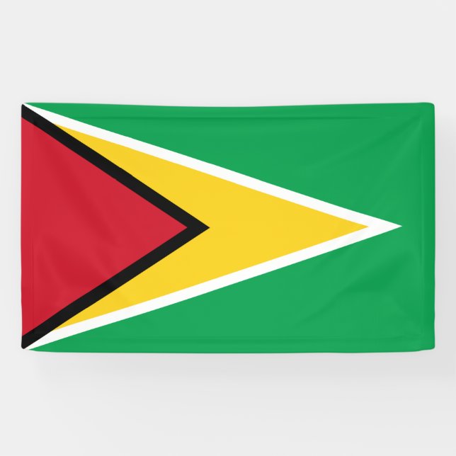 Guyana-Flagge Banner (Horizontal)