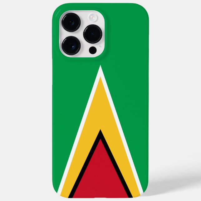 Guyana-Flagge Case-Mate iPhone Hülle (Rückseite)
