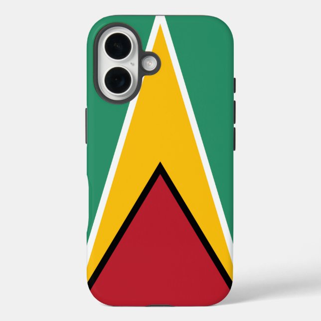 Guyana-Flagge Case-Mate iPhone Hülle (Rückseite)