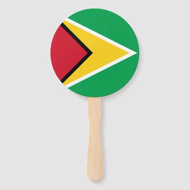 Guyana-Flagge Fächer (Vorderseite)