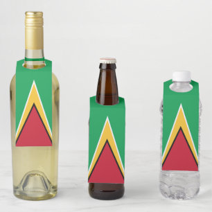 Guyana-Flagge Flaschenanhänger