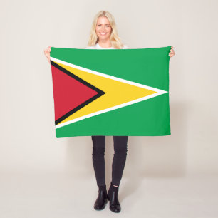 Guyana-Flagge Fleecedecke