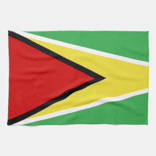 Guyana-Flagge Geschirrtuch