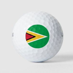 Guyana-Flagge Golfball