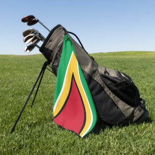Guyana-Flagge Golfhandtuch