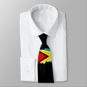Guyana-Flagge Krawatte
