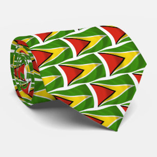 Guyana-Flagge Krawatte