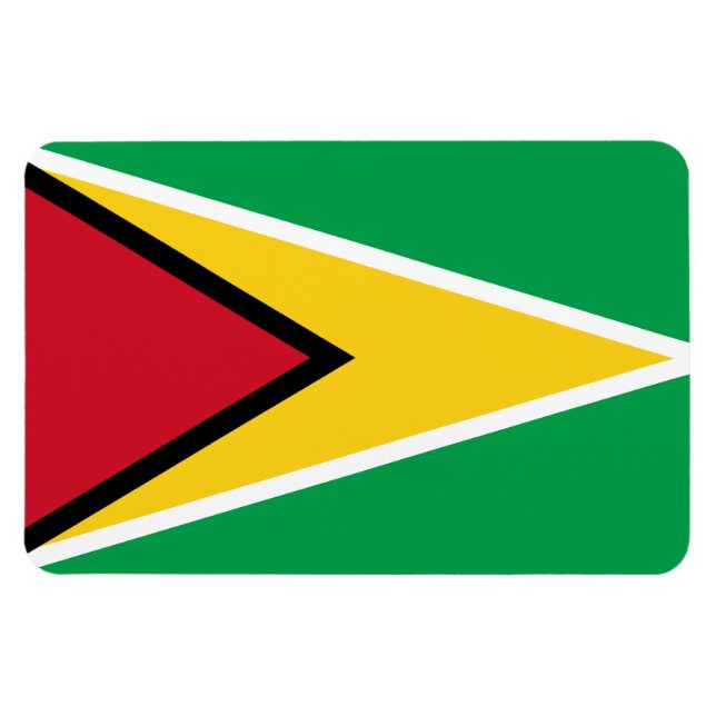 Guyana-Flagge Magnet (Horizontal)